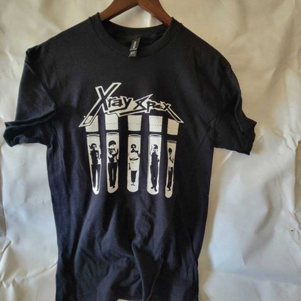 x ray spex band t shirt  black size med